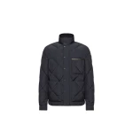 Moncler Surlake Diamond-Quilted Short Down Jacket in Navy Blue | Men's Jackets | Coveti