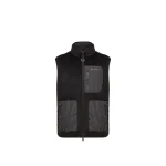 Moncler Teddy Fleece Reversible Down Gilet in Black | Men's Jackets | Coveti