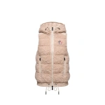 Moncler Teddy Hooded Insulated Gilet in Pink Moncler Teddy Hooded Insulated Gilet in Pink | Women's Vests and Gilets | Coveti