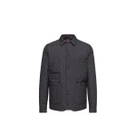 Moncler Theoline Diamond-Quilted Padded Jacket in Navy Blue | Men's Jackets | Coveti
