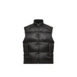 Moncler Tibb Reversible Down Gilet in Black | Women's Vests and Gilets | Coveti