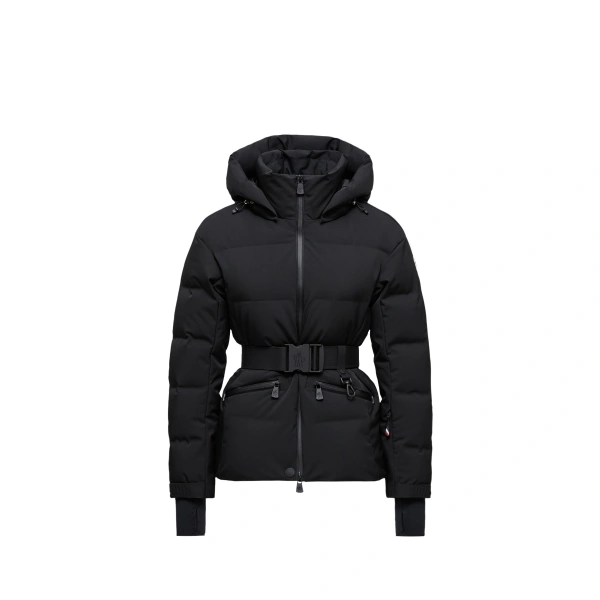 Tolima Hooded Insulated Ski Jacket in Black