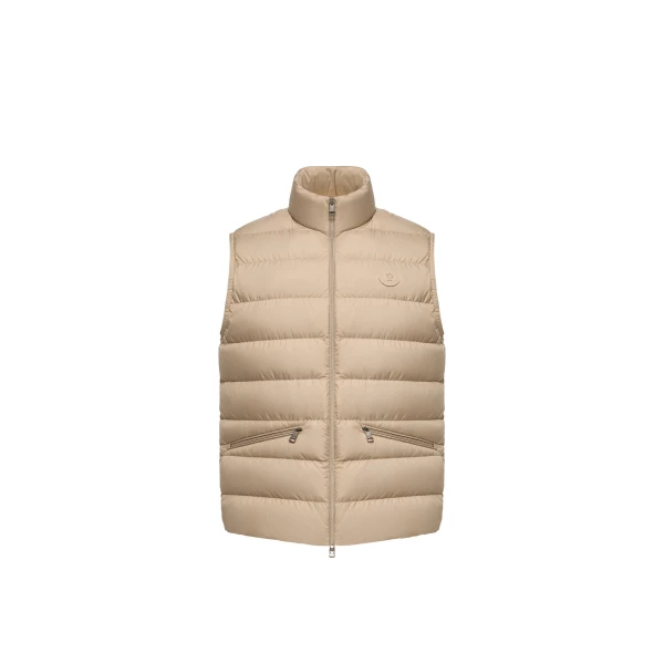 Treompan Down Gilet in Beige