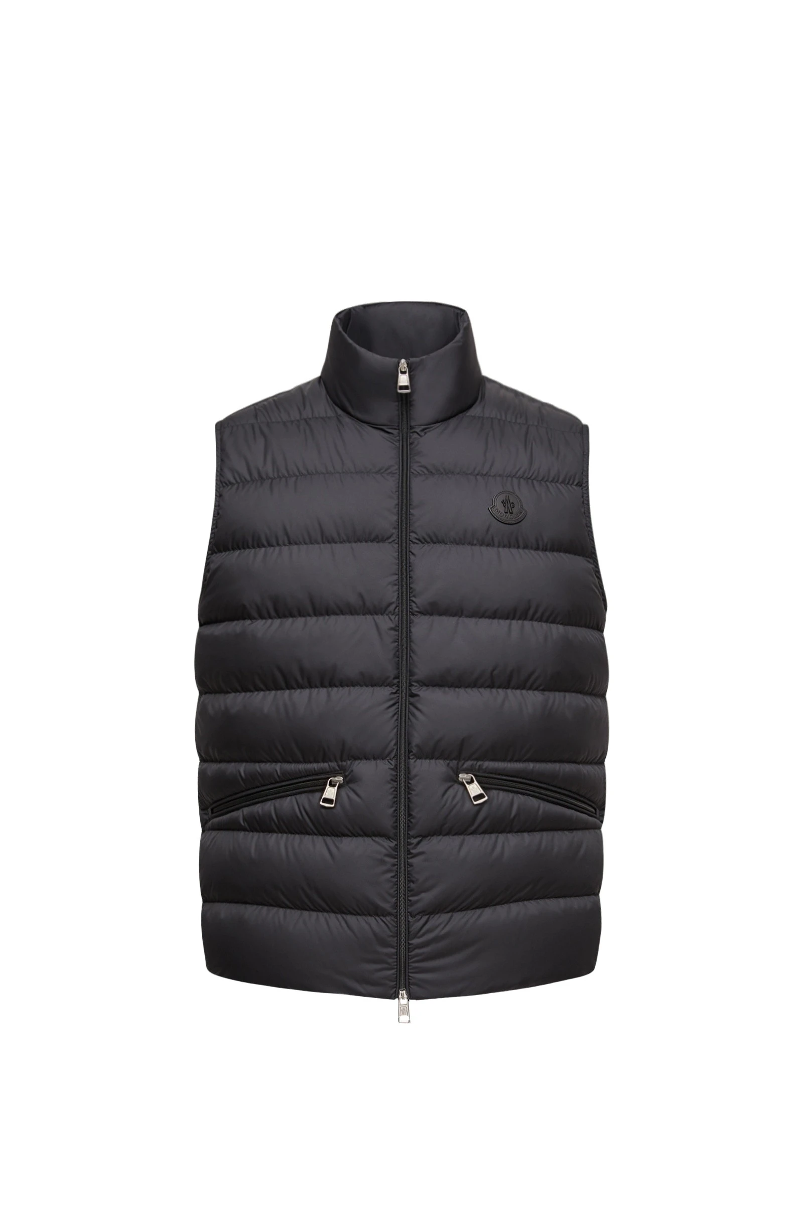 Moncler Treompan Down Gilet in Black Moncler Treompan Down Gilet in Black | Men's Jackets | Coveti