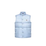 Moncler Tuquerouye Down Gilet in Light Blue | Men's Jackets | Coveti