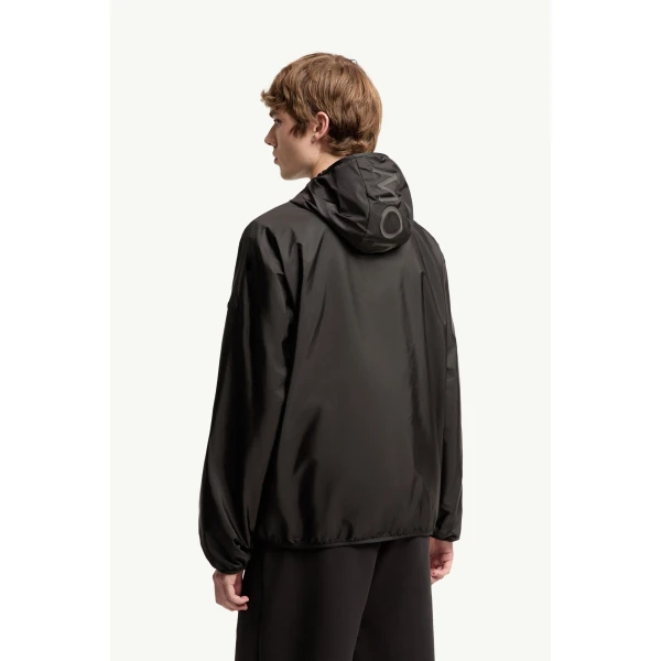 Moncler Vandelli Reversible Hooded Jacket in Black, view 5 | Men's Jackets | Coveti