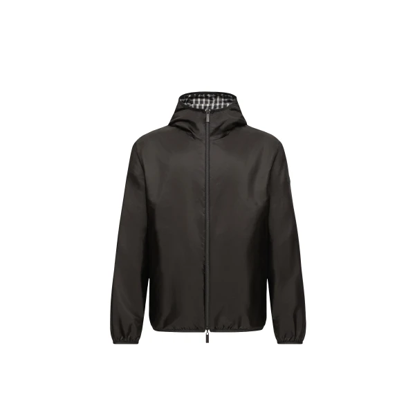 Moncler Vandelli Reversible Hooded Jacket in Black | Men's Jackets | Coveti