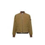 Moncler Venclis Short Down Jacket in Olive Brown | Men's Jackets | Coveti