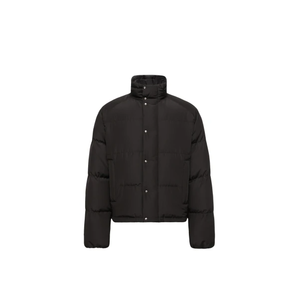 Moncler Verone Short Down Jacket in Black | Men's Jackets | Coveti
