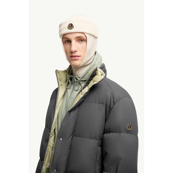 Moncler Verone Short Down Jacket in Dark Gray, view 3 | Men's Jackets | Coveti