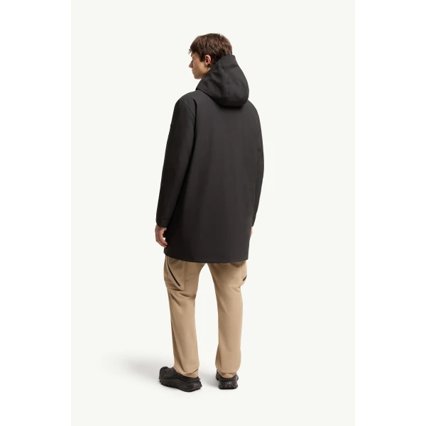 Moncler Vexin Long Parka in Black, view 5 | Men's Coats | Coveti