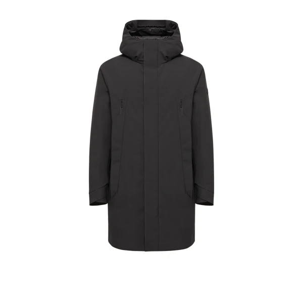 Moncler Vexin Long Parka in Black | Men's Coats | Coveti