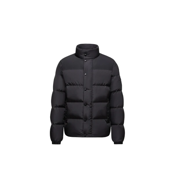 Moncler Virolais Short Down Jacket in Black | Men's Jackets | Coveti