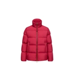 Moncler Vivantesse Short Down Jacket in Red | Women's Puffer Jackets | Coveti