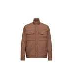 Moncler Vnorviane Short Down Jacket in Brown Moncler Vnorviane Short Down Jacket in Brown | Men's Jackets | Coveti