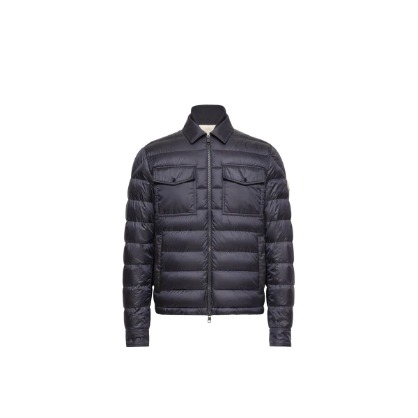 Moncler Vydori 3-in-1 Short Down Jacket in Navy Blue | Men's Jackets | Coveti
