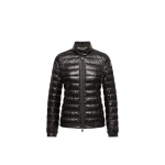 Moncler Walibi Packable Short Down Jacket in Black | Women's Ski Jackets | Coveti