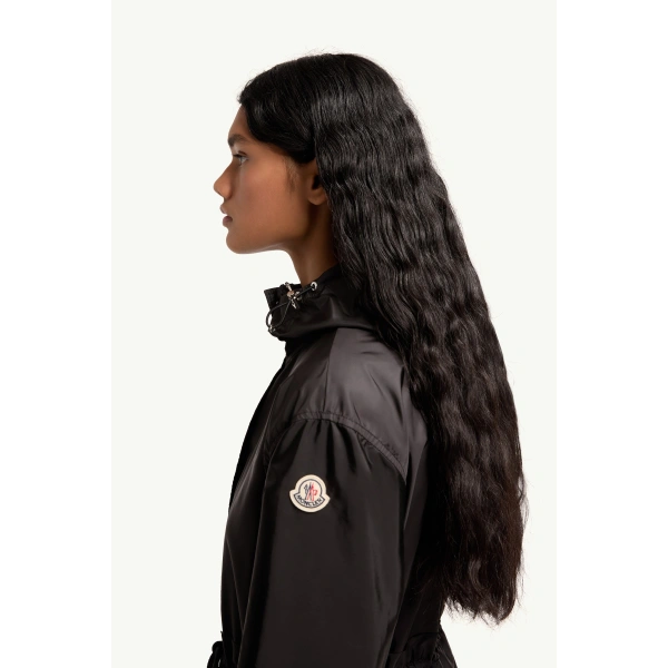 Moncler Weteau Hooded Jacket in Black, view 3 | Women's Jackets | Coveti