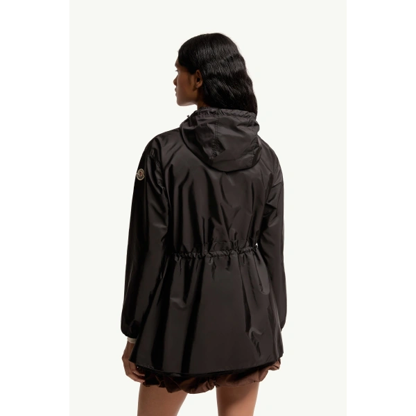 Moncler Weteau Hooded Jacket in Black, view 5 | Women's Jackets | Coveti