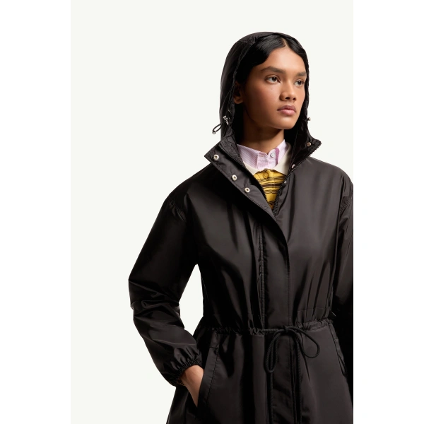 Moncler Weteau Hooded Jacket in Black, view 6 | Women's Jackets | Coveti