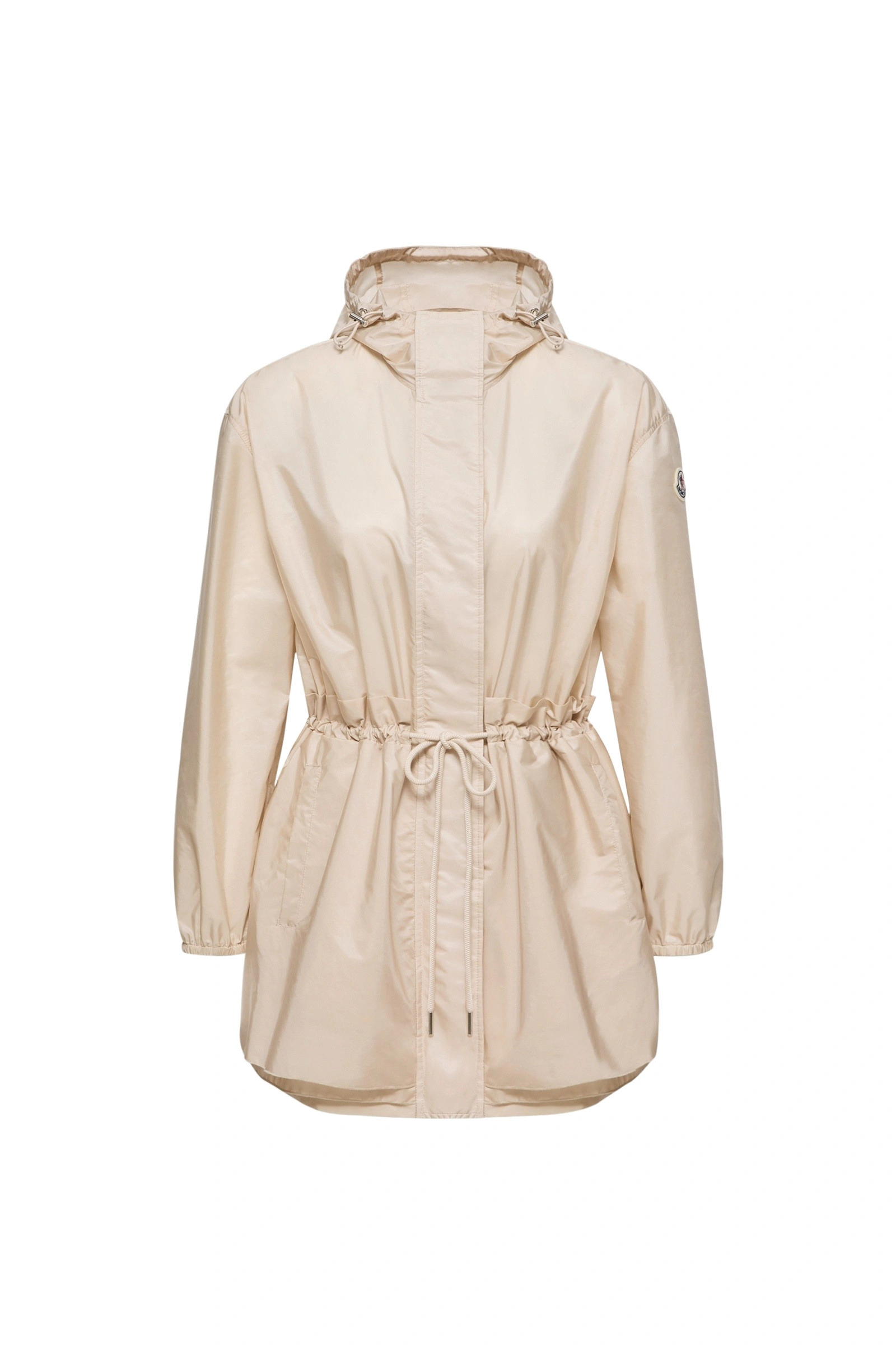 Moncler Weteau Hooded Jacket in Light Beige Moncler Weteau Hooded Jacket in Light Beige | Women's Jackets | Coveti