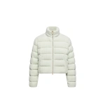 Moncler Wool & Cashmere Blend Padded Cardigan in Light Green | Women's Cardigans | Coveti