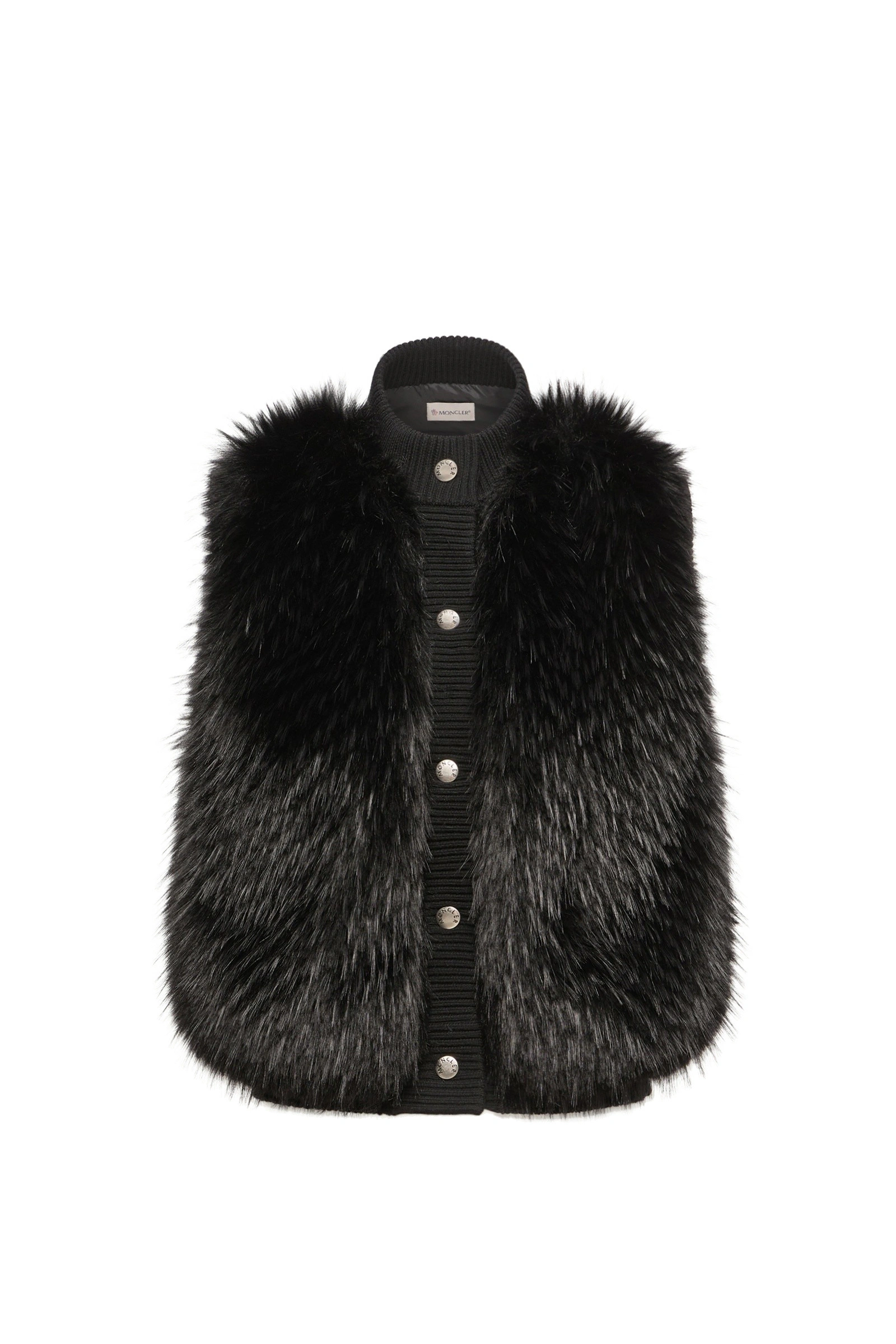 Moncler Wool Down Gilet in Black Moncler Wool Down Gilet in Black | Women's Vests and Gilets | Coveti