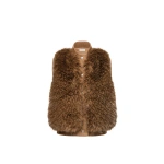 Moncler Wool Down Gilet in Camel Beige | Women's Vests and Gilets | Coveti