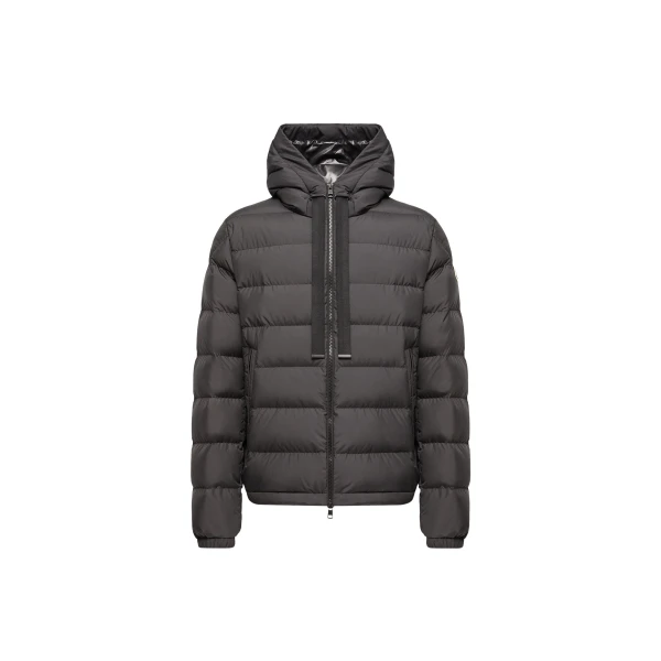 Moncler Zeflor Hooded Down Jacket in Black | Men's Jackets | Coveti