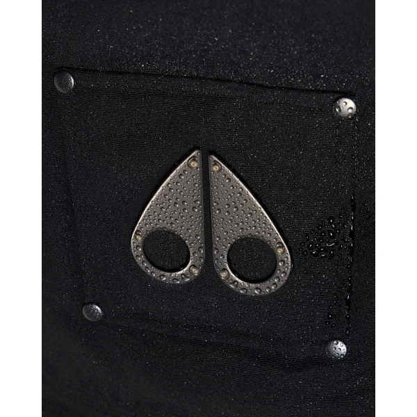 Moose Knuckles Banff Down Bomber in Black | Men Jackets | Coveti