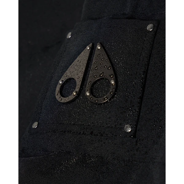 Moose Knuckles Banff Down Bomber in Black | Jackets | Coveti
