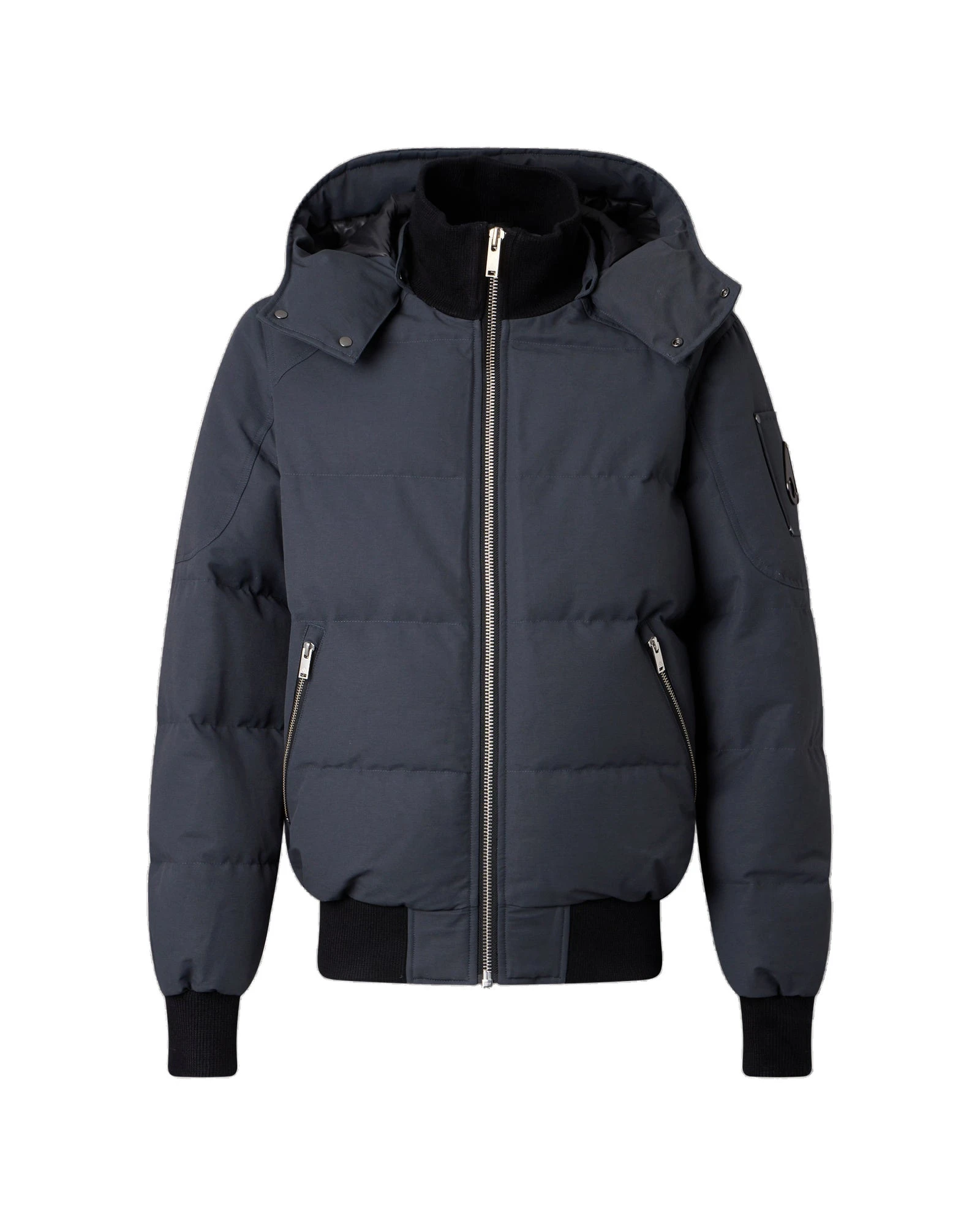 Moose Knuckles Banff Down Bomber in Cement Moose Knuckles Banff Down Bomber in Cement | Coveti