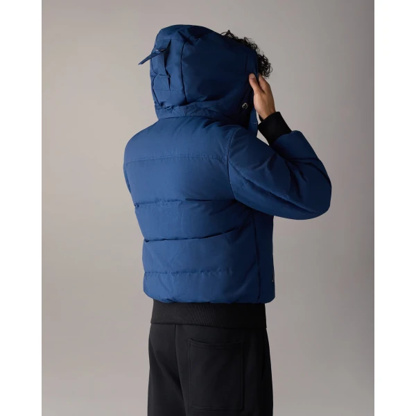 Moose Knuckles Banff Down Bomber in Nightfall | Men Jackets | Coveti
