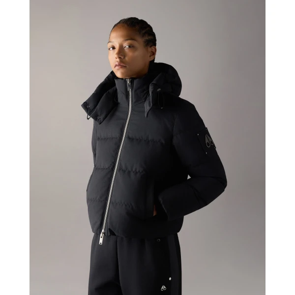Moose Knuckles Banff Down Jacket in Black | Jackets | Coveti