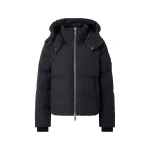 Moose Knuckles Banff Down Jacket in Black | Coveti