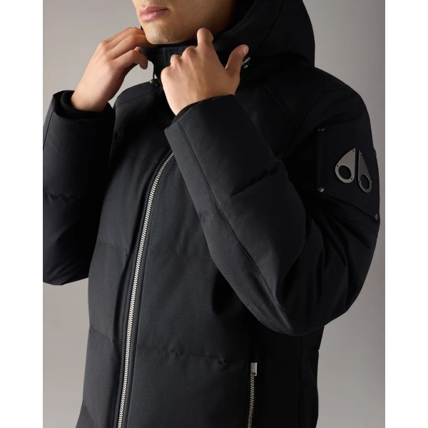 Moose Knuckles Banff Down Jacket in Black | Men Jackets | Coveti