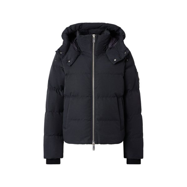 Moose Knuckles Banff Down Jacket in Black | Coveti