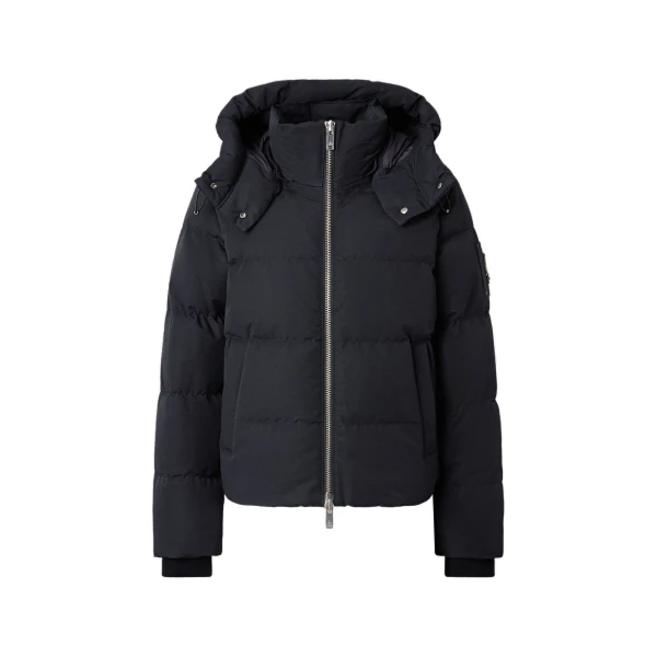 Moose Knuckles Banff Down Jacket in Black | Coveti