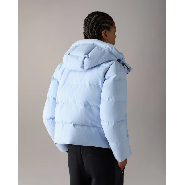 Moose Knuckles Banff Down Jacket in Blue Ice | Jackets | Coveti