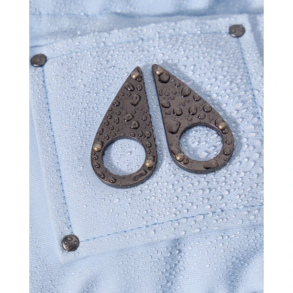 Moose Knuckles Banff Down Jacket in Blue Ice | Jackets | Coveti