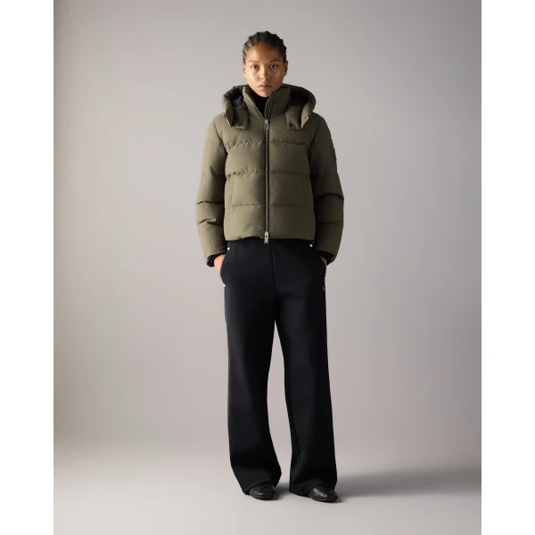 Moose Knuckles Banff Down Jacket in Combat | Jackets | Coveti