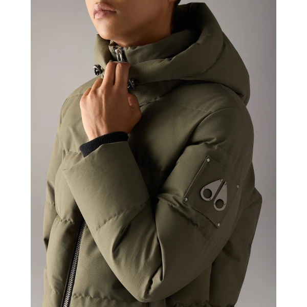 Moose Knuckles Banff Down Jacket in Combat | Jackets | Coveti