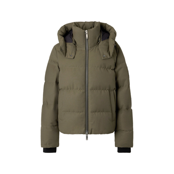 Moose Knuckles Banff Down Jacket in Combat | Coveti
