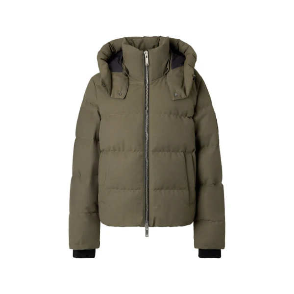 Moose Knuckles Banff Down Jacket in Combat | Coveti