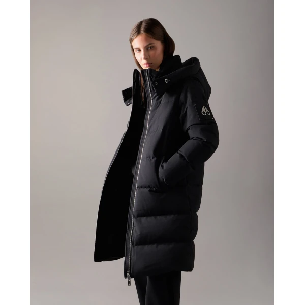 Moose Knuckles Banff Down Parka in Black | Coats | Coveti