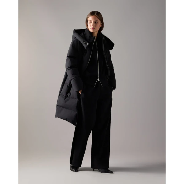 Moose Knuckles Banff Down Parka in Black | Coats | Coveti