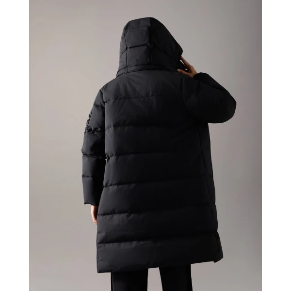 Moose Knuckles Banff Down Parka in Black | Coats | Coveti