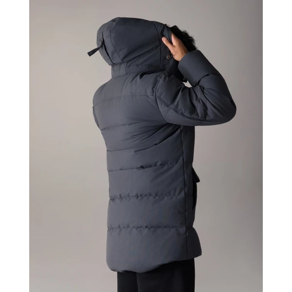 Moose Knuckles Banff Down Parka in Cement | Men Coats | Coveti