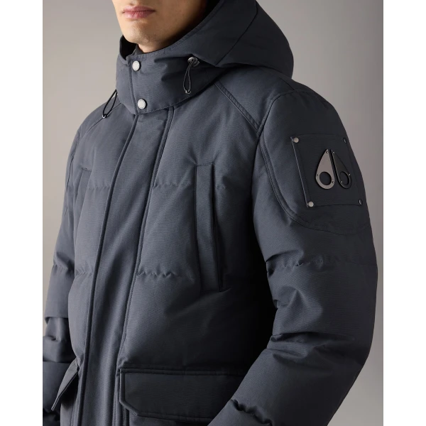 Moose Knuckles Banff Down Parka in Cement | Men Coats | Coveti