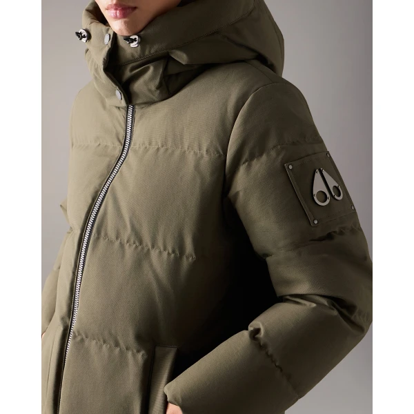 Moose Knuckles Banff Down Parka in Combat | Coats | Coveti
